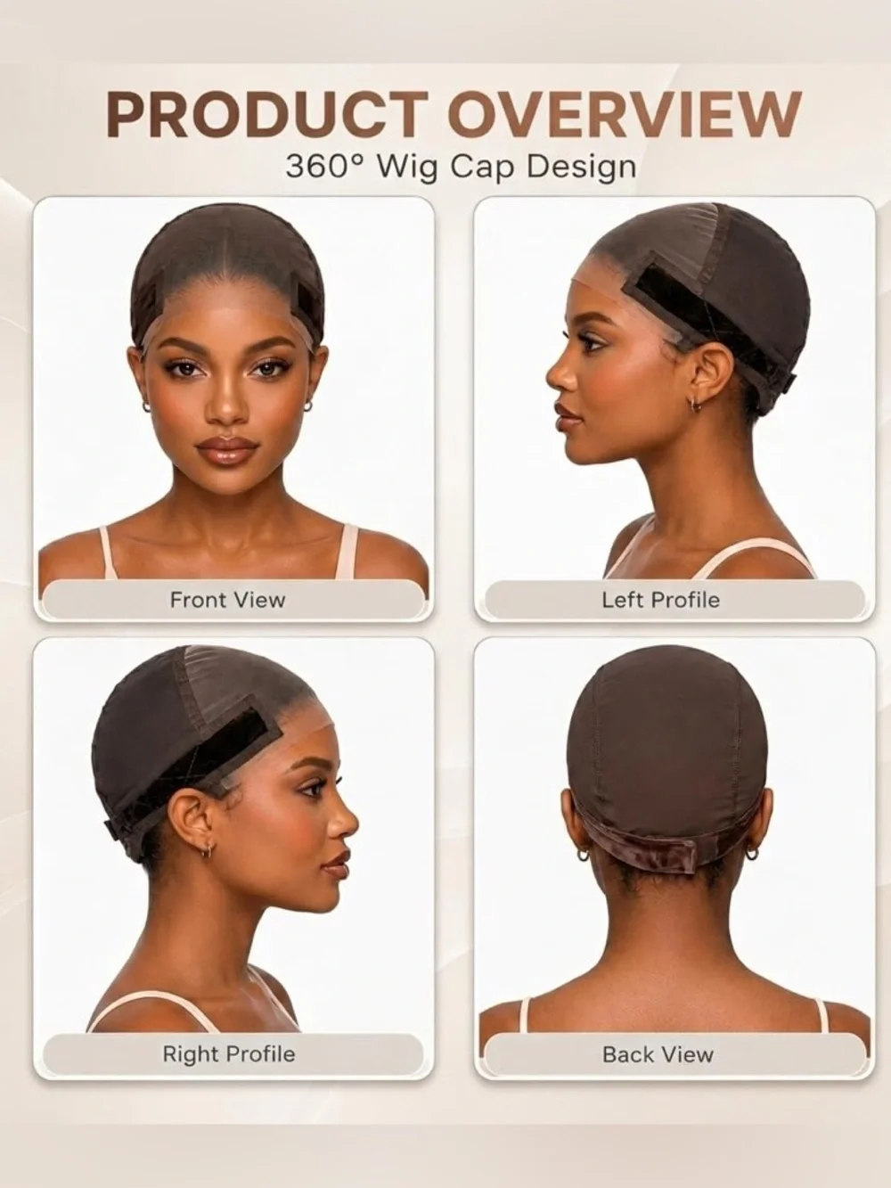 1 Pcs Wig Grip Cap for Glueless Wigs